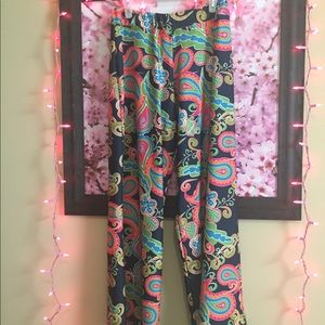 Lolly Wolly Doodle Paisley Palazzo Pant💘🌈💘💕💙